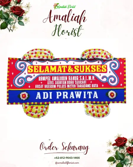 Papan Bunga Ucapan Selamat Surusunda